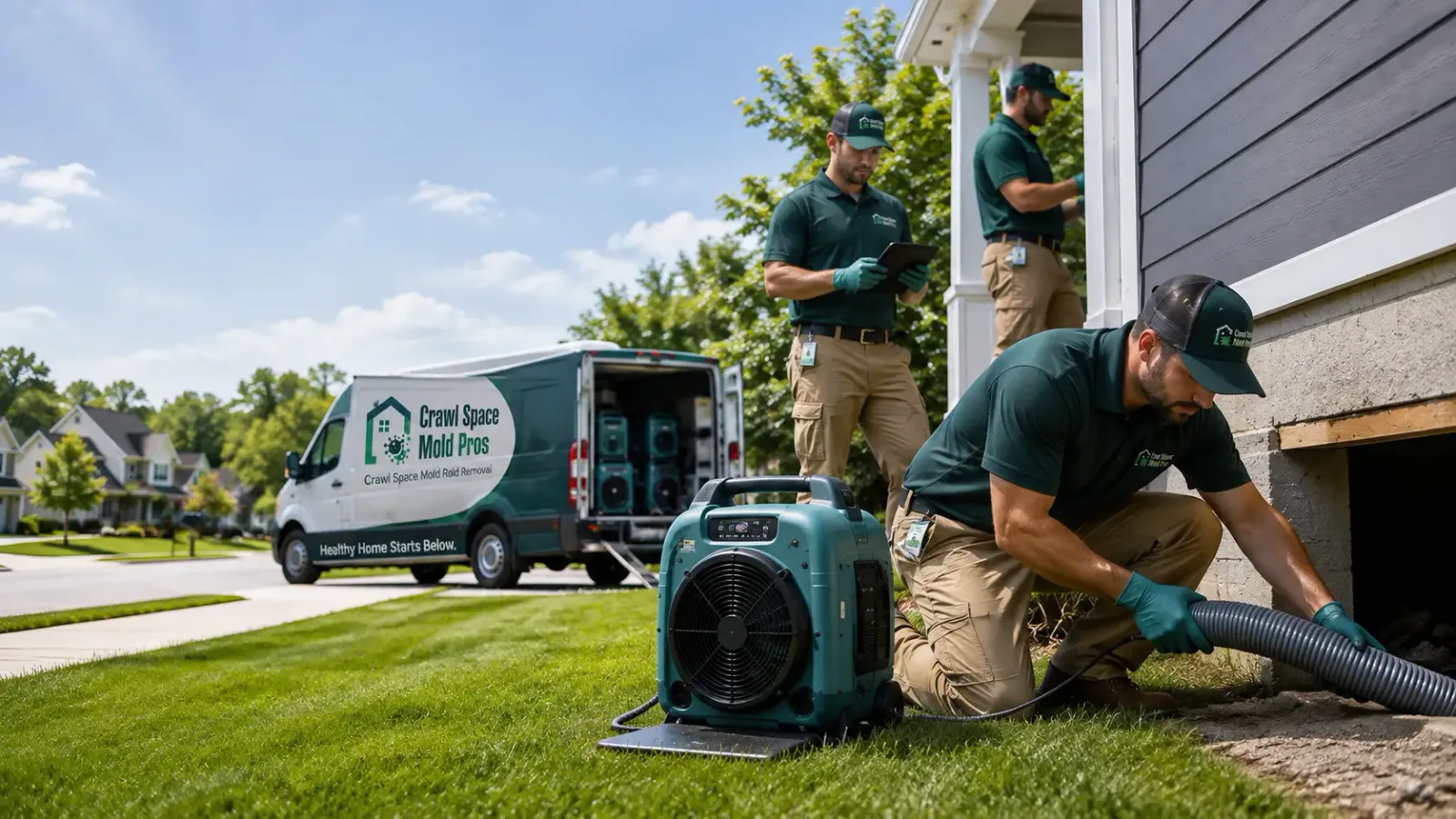 Crawl Space Mold Removal in Fond Du Lac, WI